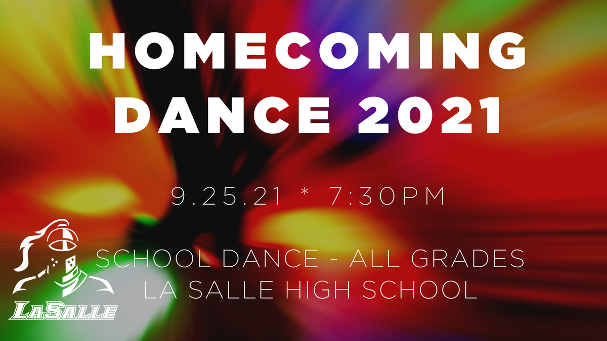 Homecoming Dance flyer